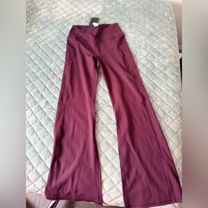 Fabletics Pureluxe Plum Wide Leg Pants